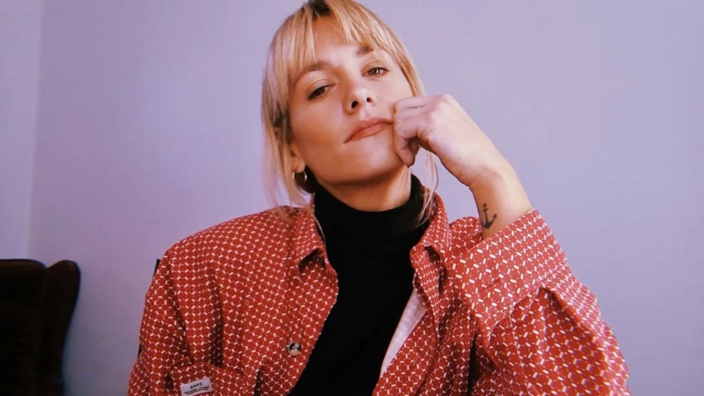 Rochi Igarzábal en un programa de TV en Buenos Aires
