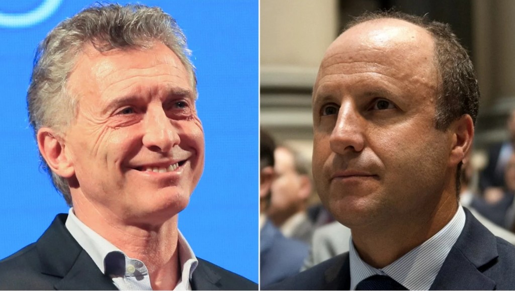 Mauricio Macri y el juez Mariano Borinsky.