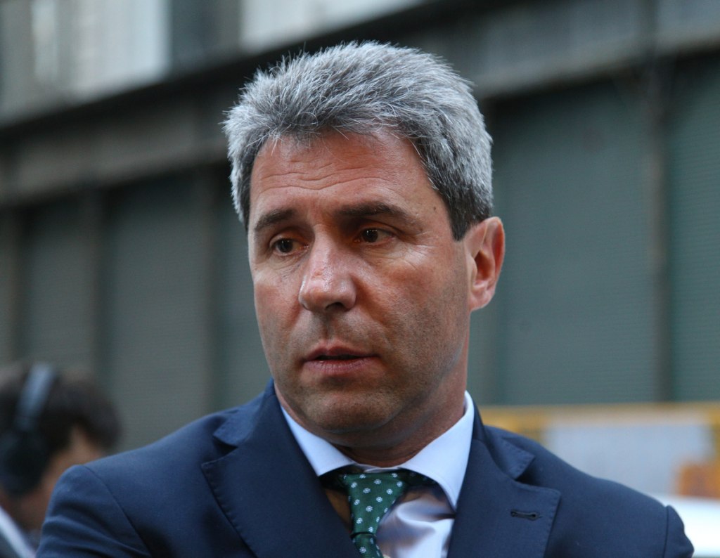 Sergio Uñac durante una entrevista en la que anunció su precandidatura presidencial por el PJ