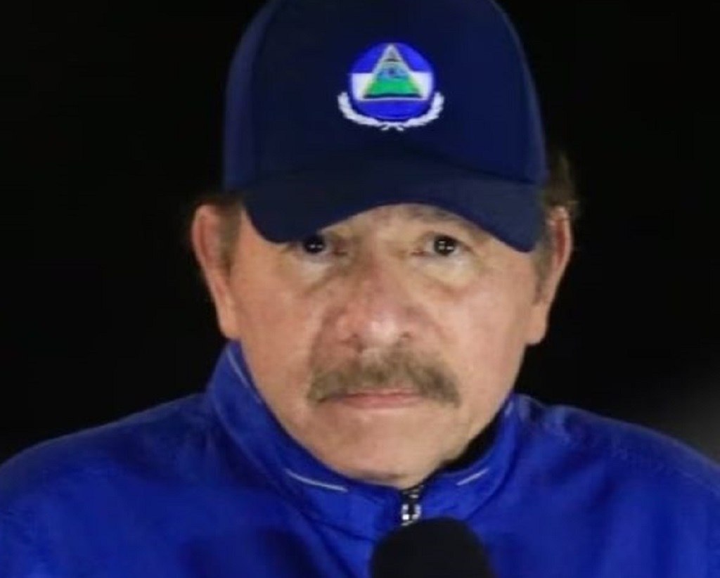 Daniel Ortega durante un acto oficial en Nicaragua