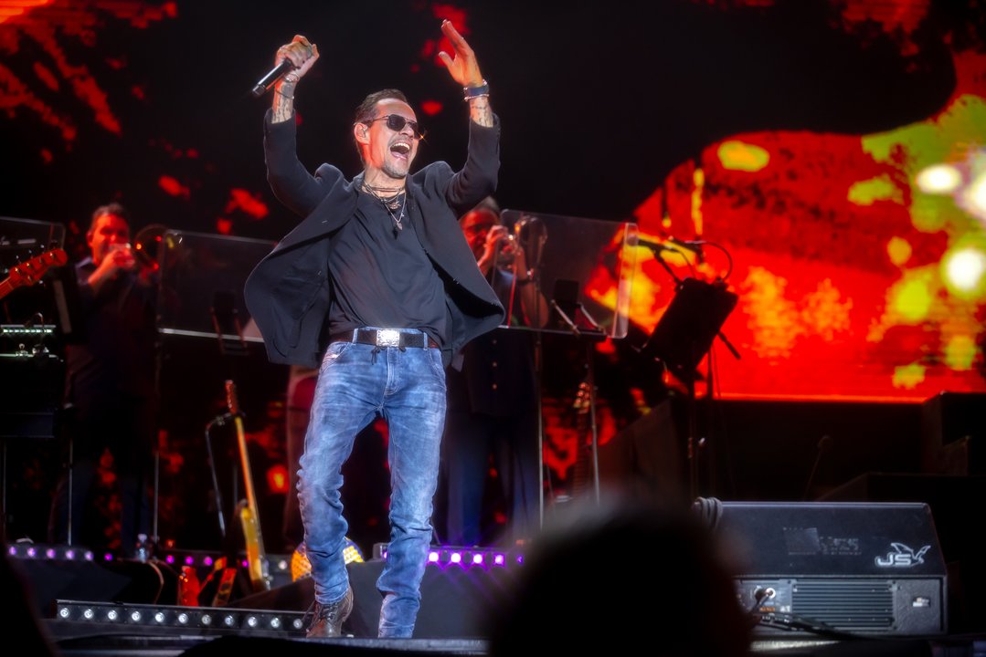Marc Anthony hizo bailar y emocionar a sus fans con un súper show en Vélez