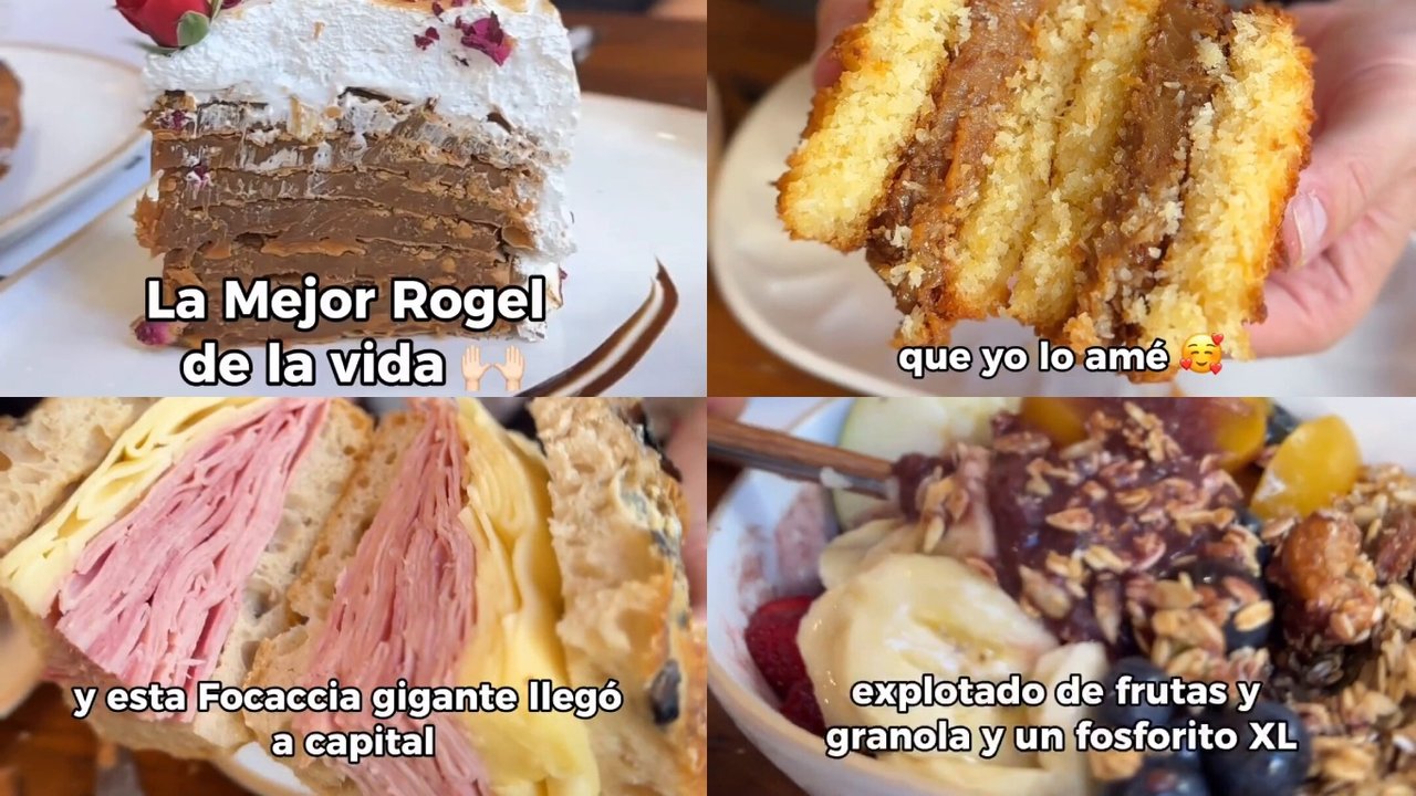 Una influencer foodie comió el mejor rogel de su vida y gastó una fortuna