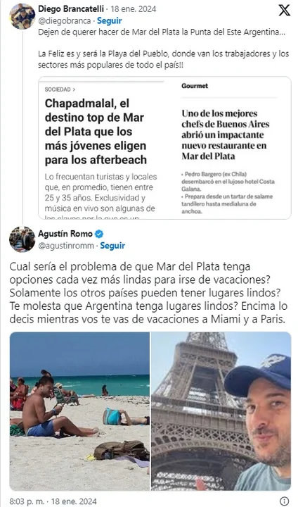 Medialunas de anchoas", el polémico posteo de Brancatelli sobre Mar del  Plata que generó repudio en las redes - Noticias Argentinas