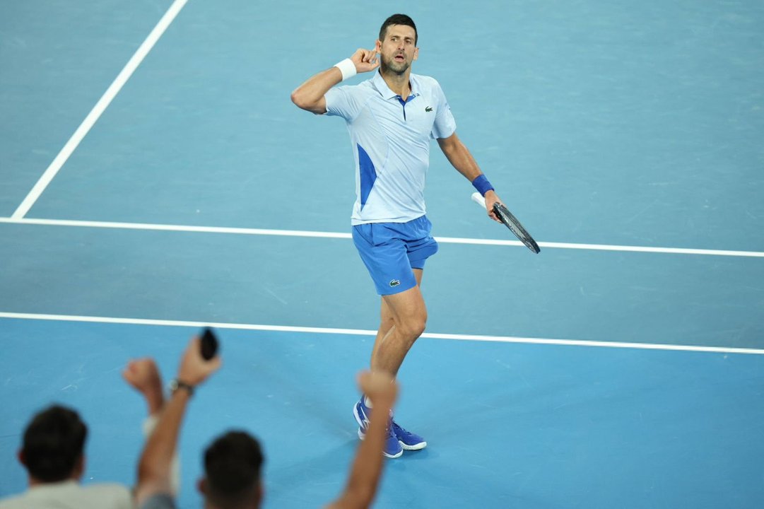 Djokovic aplastó a Mannarino y se metió en cuartos de final del Abierto de Australia