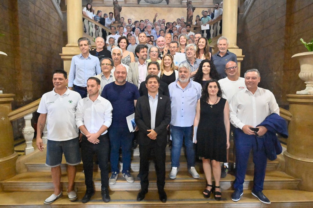 Kicillof recibió a empresarios y apuntó a Milei por llevar adelante un "industricidio"