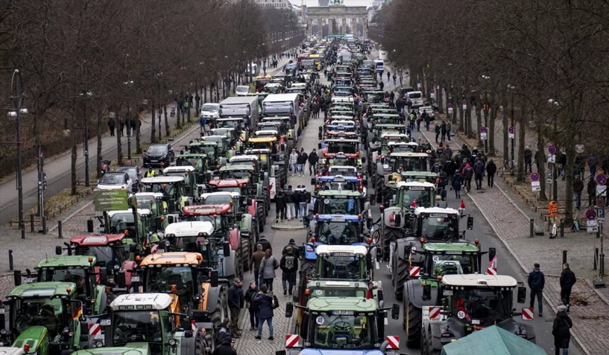 Tractorazo en Europa: agricultores se manifiestan en las calles