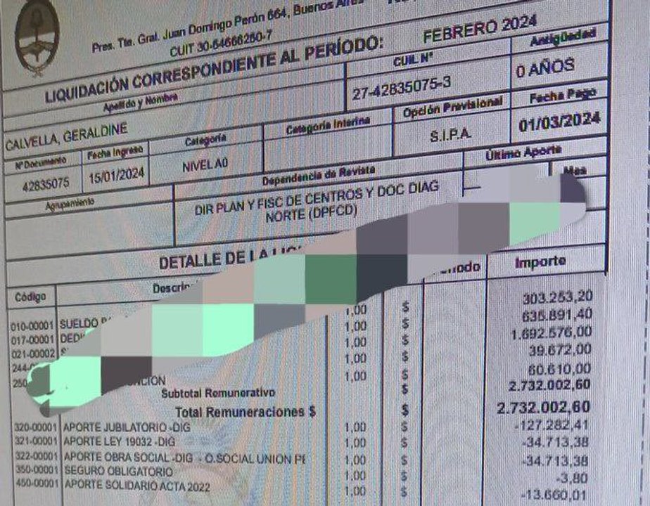 Polémica designación de una joven libertaria sin experiencia en importante cargo de RENAPER y con sueldo millonario