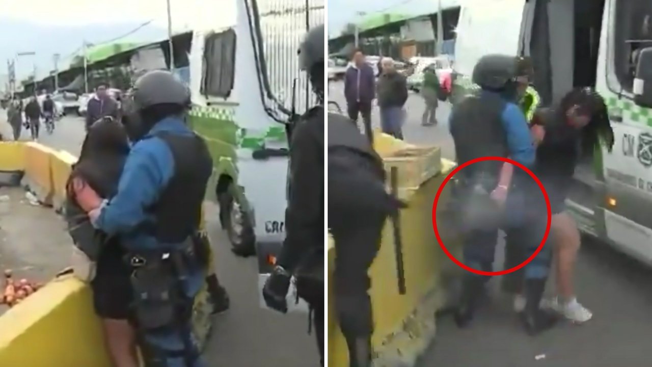 Chile: una mujer baleó a tres personas después de sacarle el arma a un guardia cuando era detenida