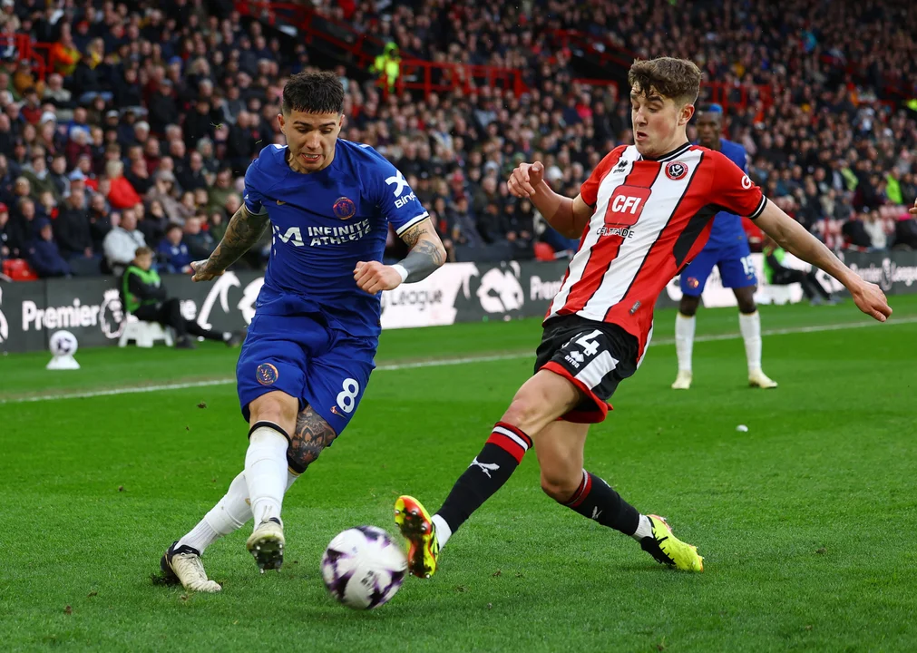 Enzo Fernández, mediocampista del Chelsea.