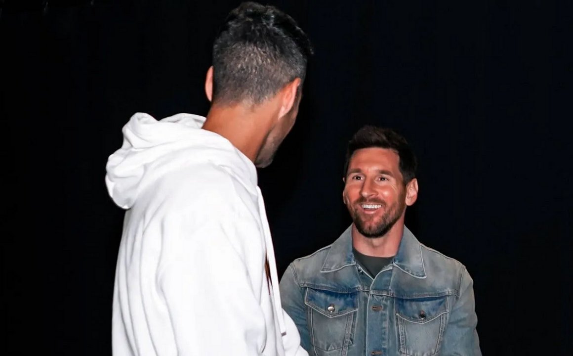 Messi y sus amigos del Inter Miami presenciaron el cuarto juego de la serie de la NBA en Miami