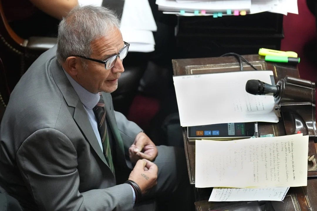 Sergio Palazzo en una sesión de la Cámara de Diputados