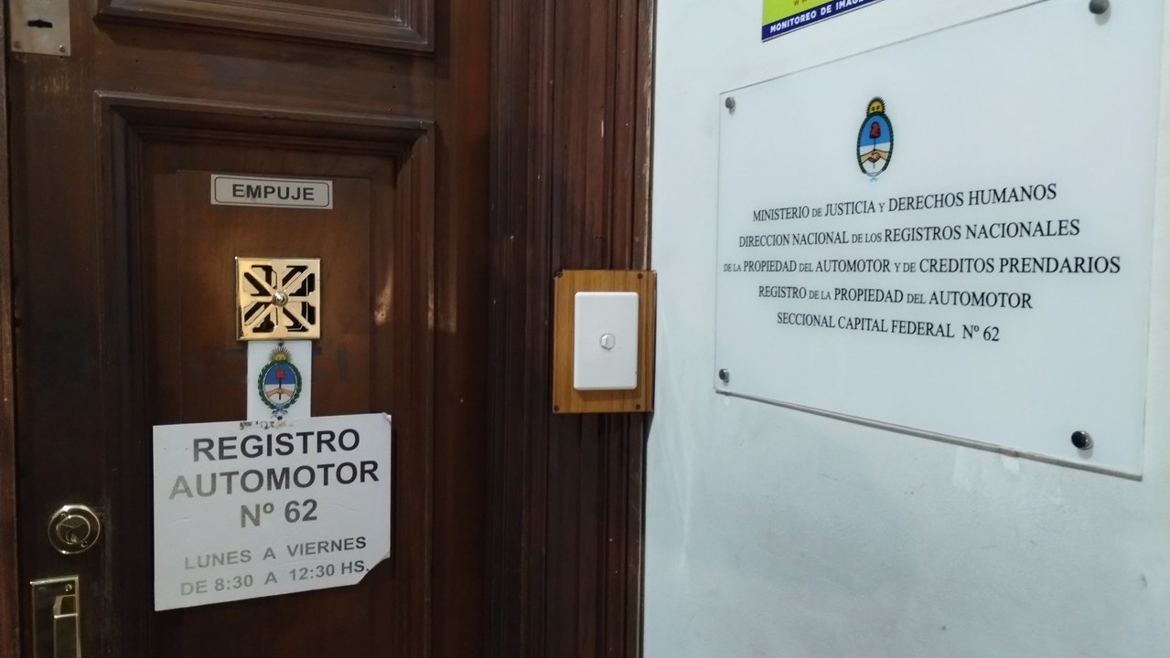 Oficina de Registro Automotor en Argentina