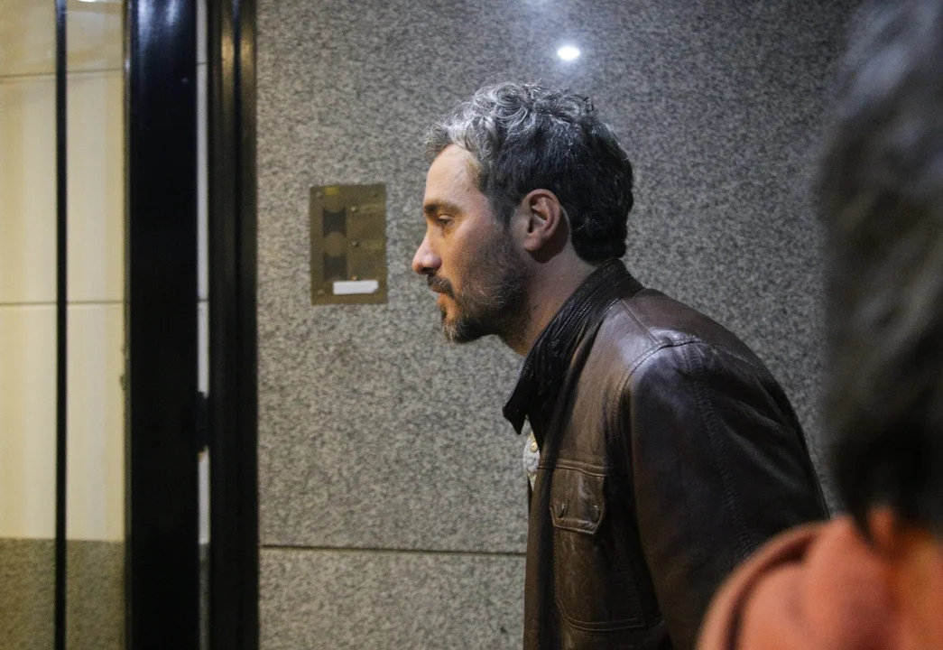 El diputado nacional Santiago Cafiero ingresa a la sede del PJ. Foto NA: MARIANO SÁNCHEZ.