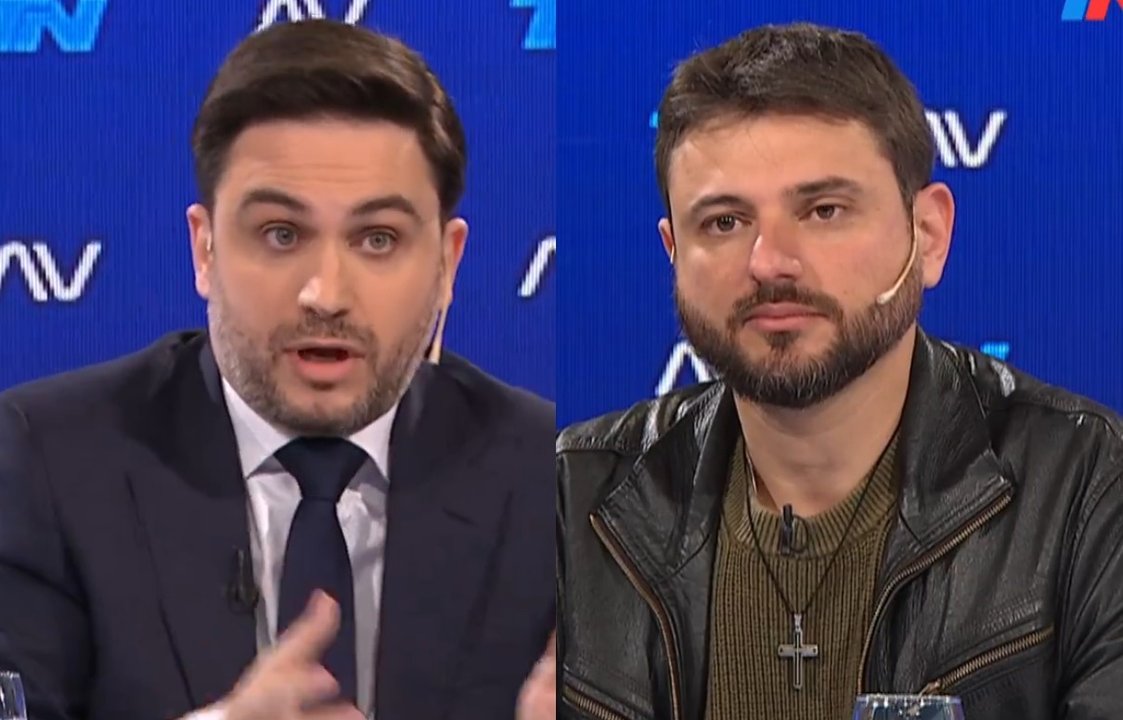 Marra y Grabois a los gritos en TV: "Manito blandita es de garca” y “por lo menos yo no le robo a los pobres”