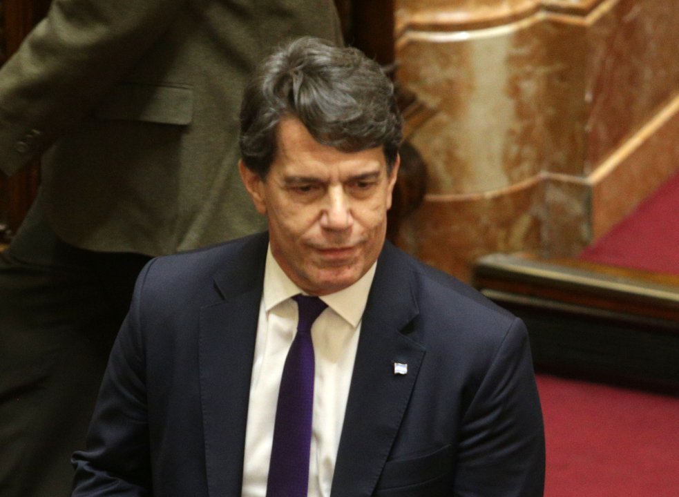 Nicolás Posse durante su presentación ante analistas en Estados Unidos