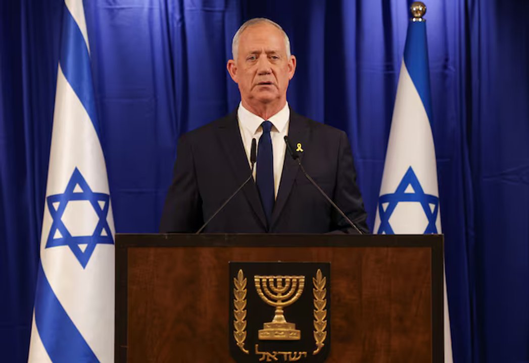El ministro centrista israelí Benny Gantz renuncia al gobierno de Netanyahu