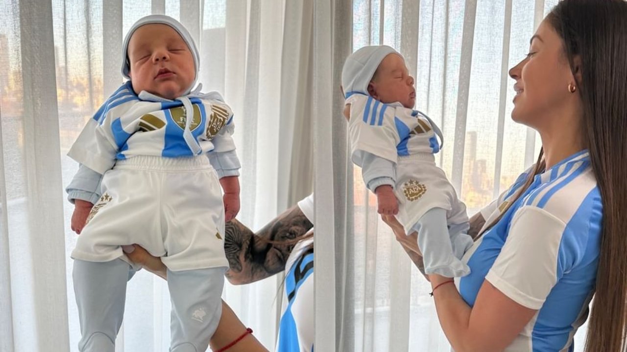 Karina Nacucchio y Thiago respaldan a Gonzalo Montiel en la Copa América 2024 con una tierna foto