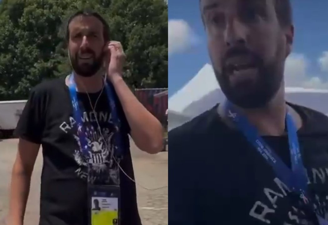 "¡Dale! rompeme la boca", Azzaro se cruzó con un fanático que lo increpó por sus viejas críticas a la Selección