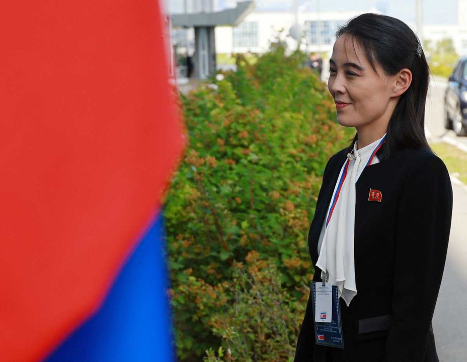 Soldados en la zona desmilitarizada entre Corea del Norte y Corea del Sur
