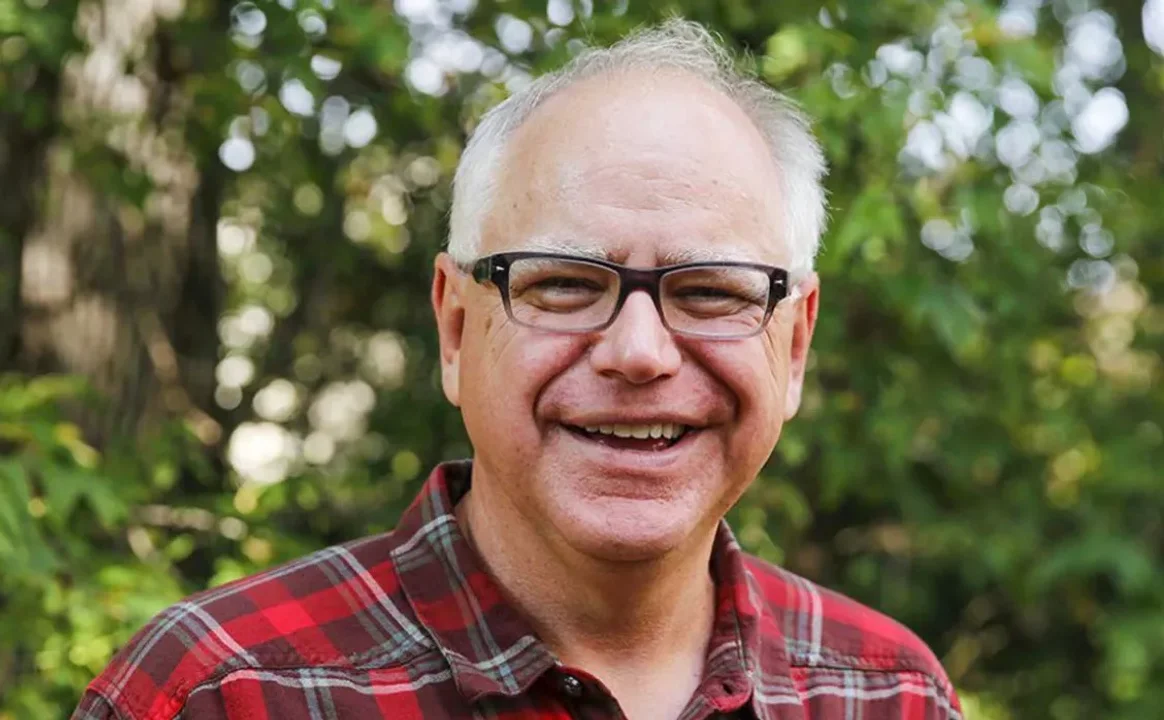 Tim Walz, gobernador de Minessota y candidato a vicepresidente del Partido Demócrata de Estados Unidos.