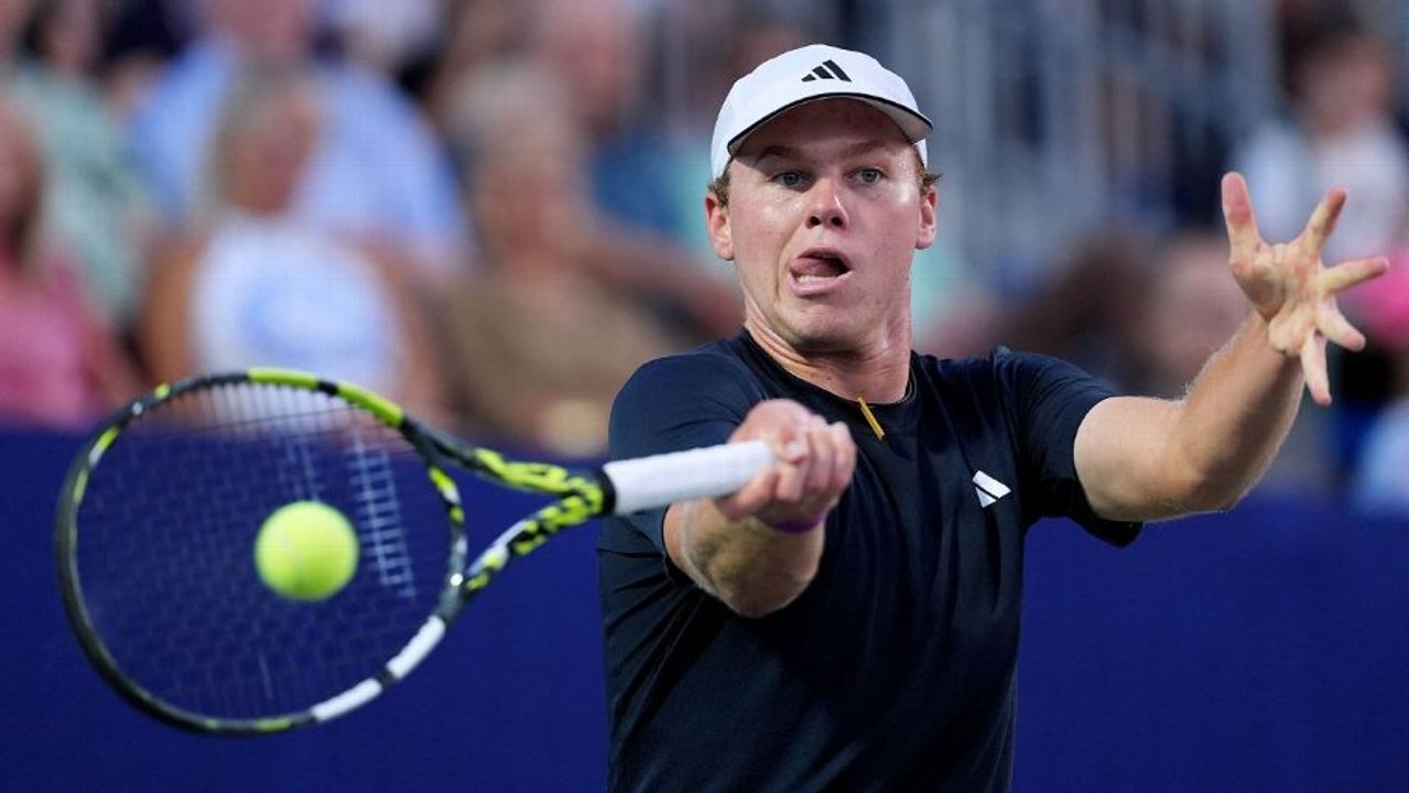 Michelsen le dio un pelotazo a una espectadora y no fue descalificado del ATP 250 de Winston-Salem