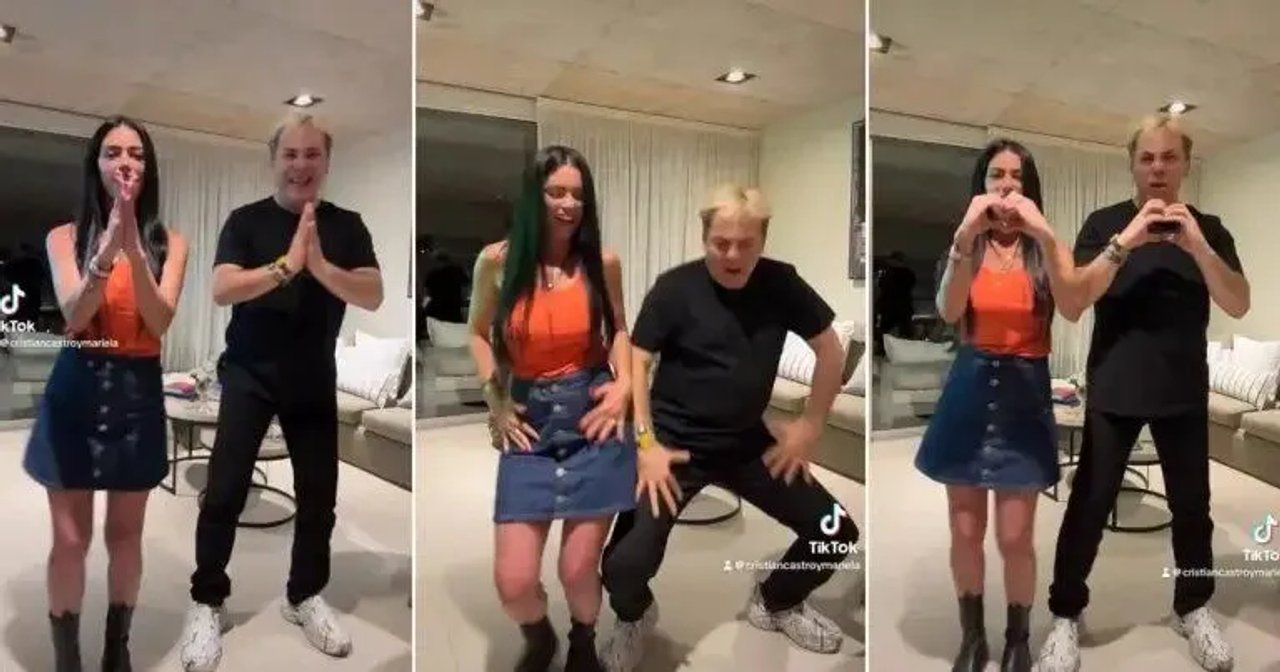 Viral: el baile de Cristian Castro y su novia que se volvió un challenge en redes
