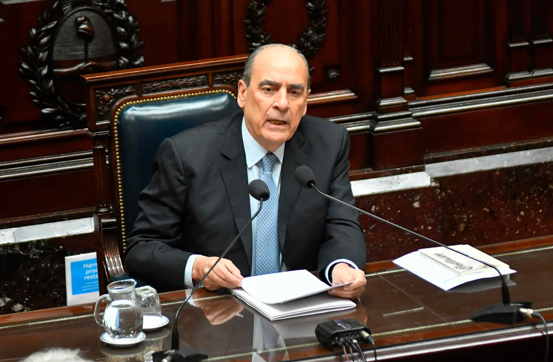 El jefe de Gabinete, Guillermo Francos. Fotografía: Agencia Noticias Argentinas/Juan Vargas. 