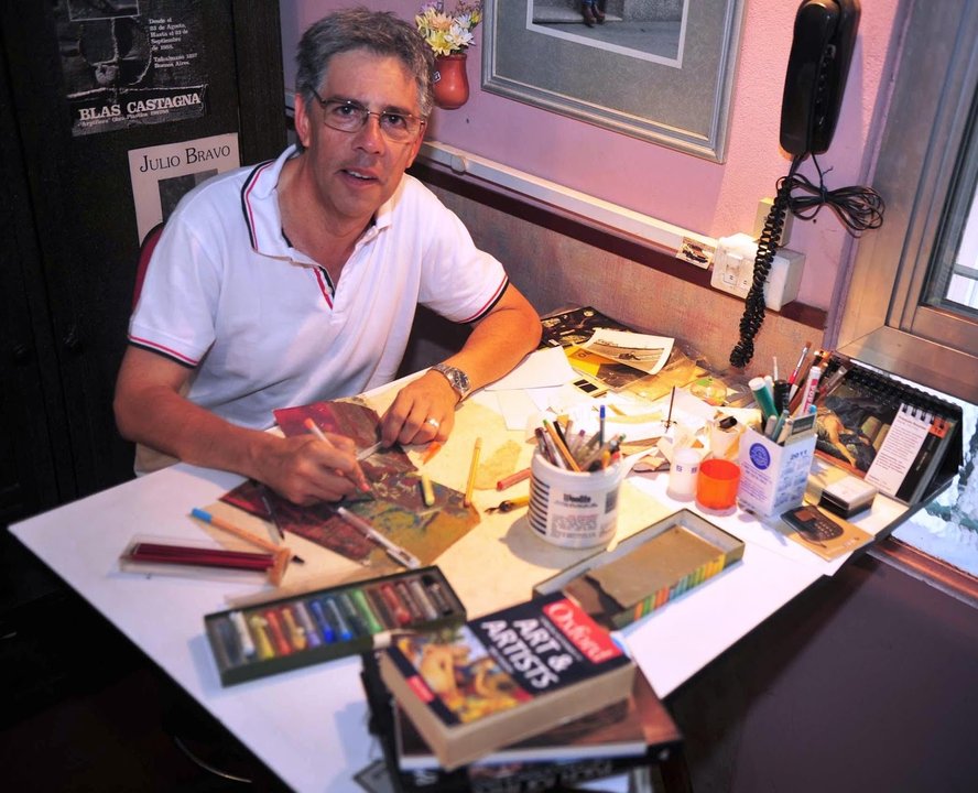 Obra de Julio Bravo en la muestra Alpha y Omega