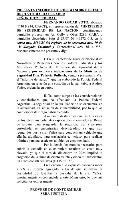 La foto en un restaurante de lujo que hizo ahorrar miles de euros al Estado:  cronología del caso Fabiola Yañez - Agencia Noticias Argentinas