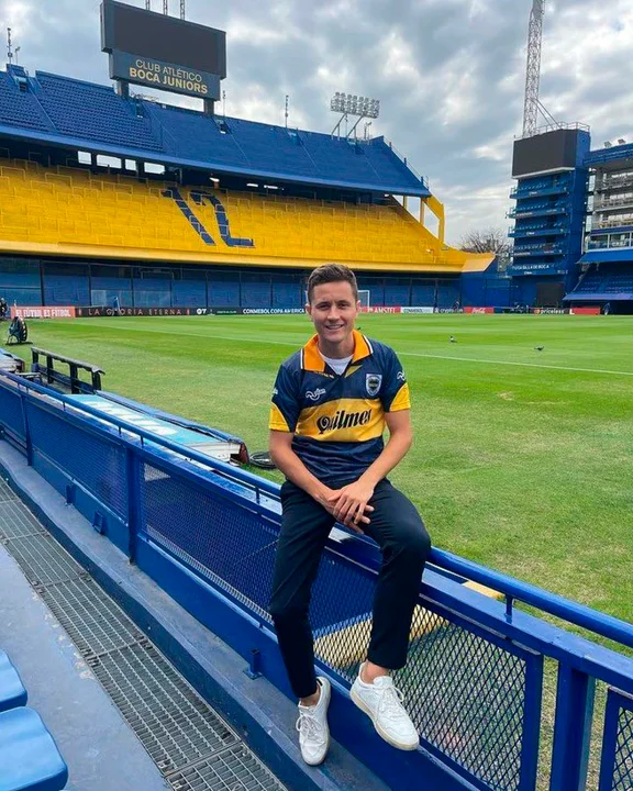 Ander Herrera en La Bombonera.
