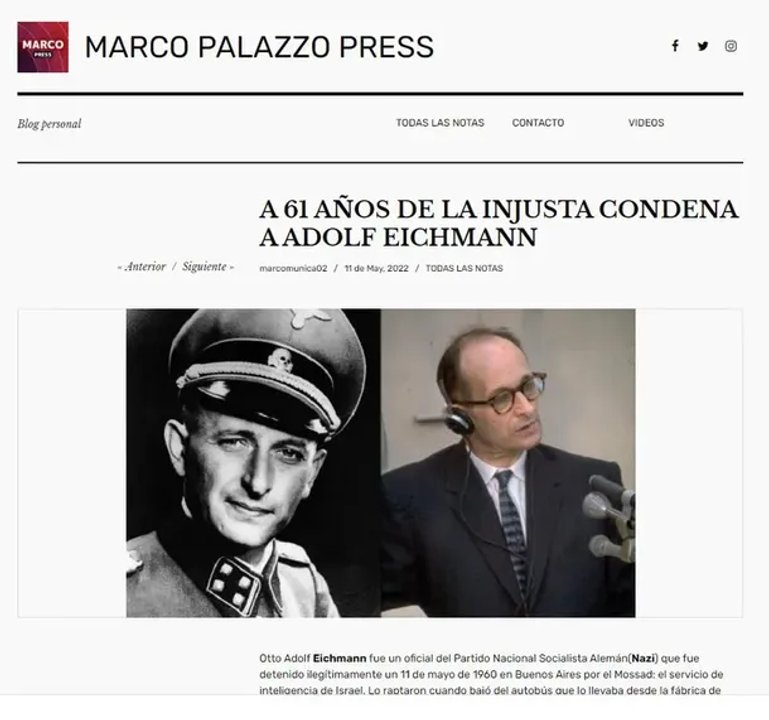 Quién es Marco Palazzo, el libertario anti Maradona que reivindicó al nazi Adolf Eichmann