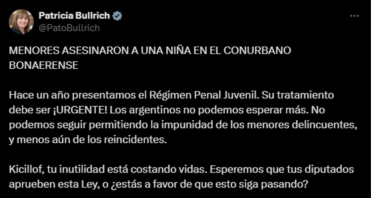El Gobierno acelera la baja en la edad de imputabilidad tras el crimen de Kim Gómez: el detalle del proyecto