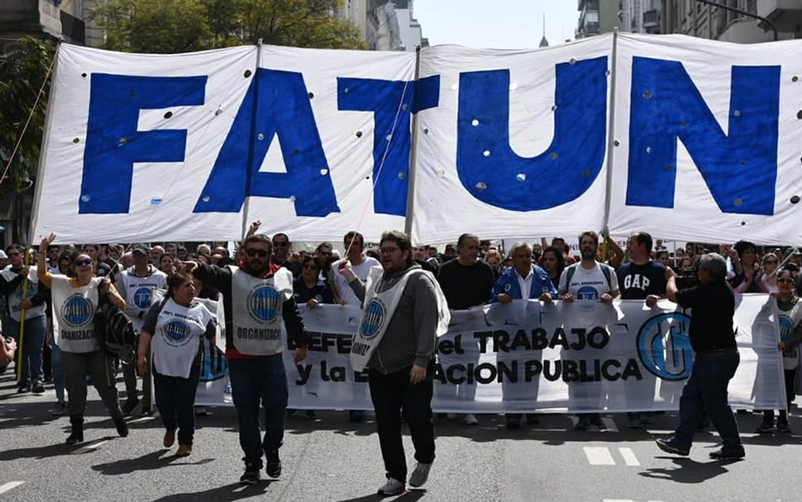 Docentes y no docentes pararon en universidades de todo el país por la Ley de Financiamiento