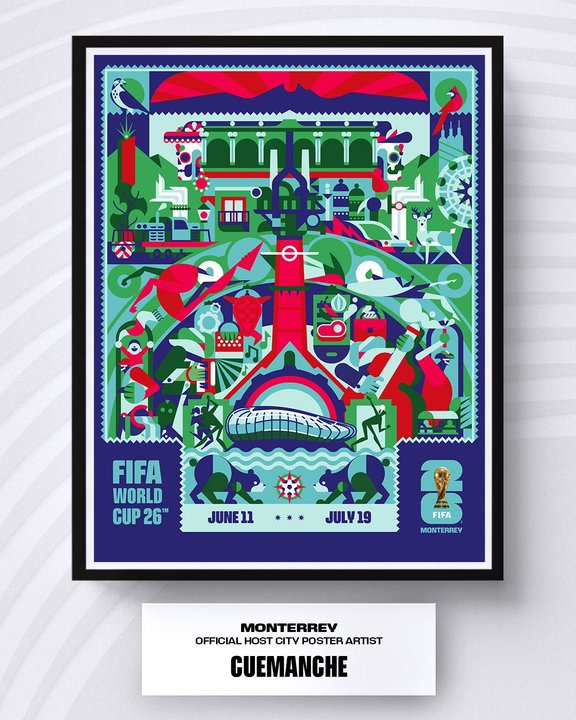 Guadalajara y Monterrey presentaron sus pósters oficiales para el Mundial 2026