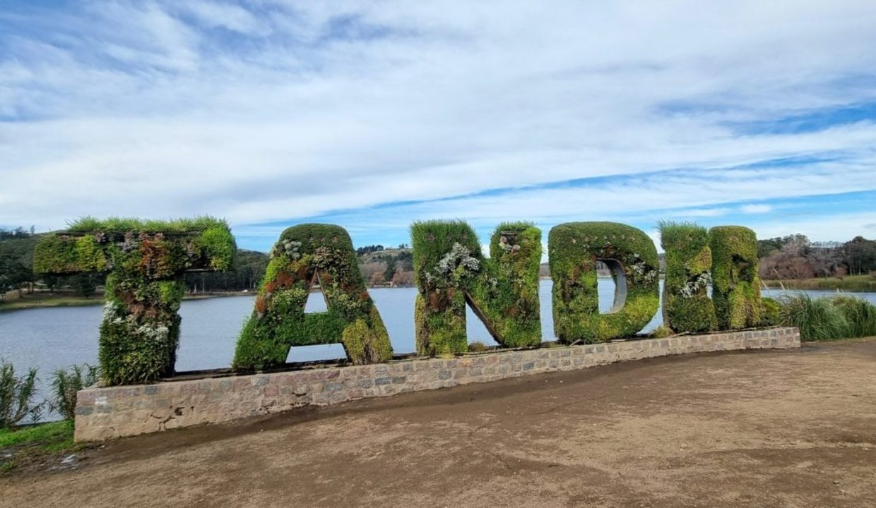 Vista panorámica de Tandil, uno de los destinos más elegidos para escapadas