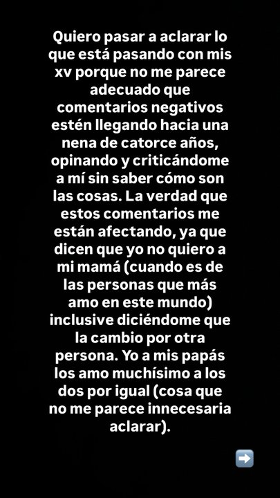 El descargo de Allegra Cubero tras la polémica por la ausencia de Nicole Neumann en su fiesta de 15