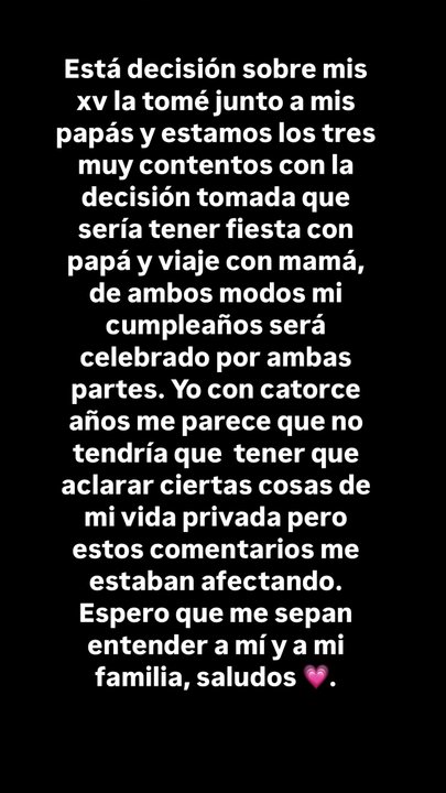 El descargo de Allegra Cubero tras la polémica por la ausencia de Nicole Neumann en su fiesta de 15