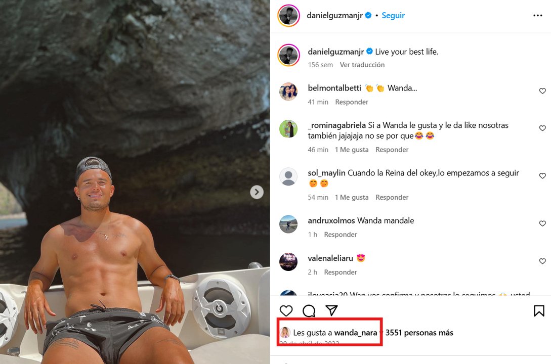 Wanda Nara, ¿en busca de un nuevo amor?: sus mensajes con un futbolista
