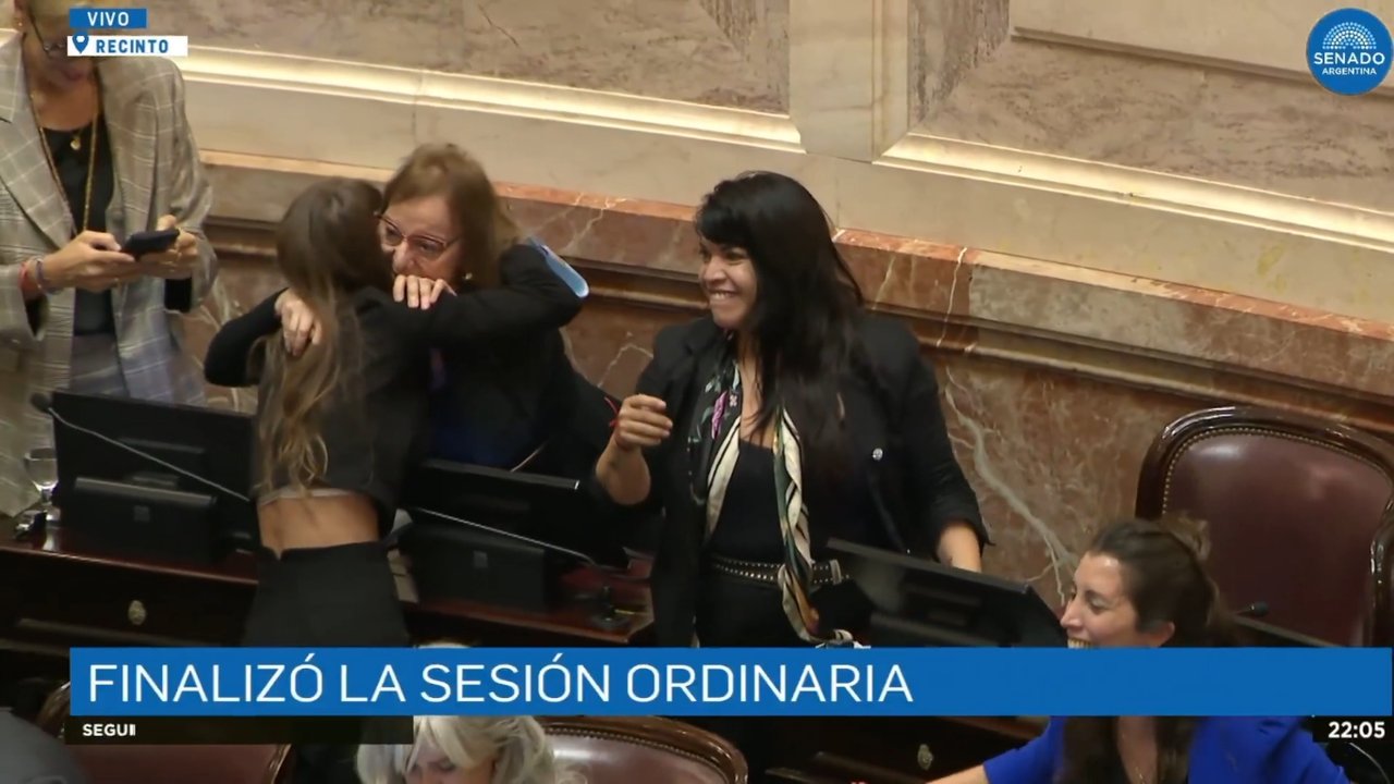 El festejo de Alicia Kirchner por el rechazo de Ficha Limpia en el Senado