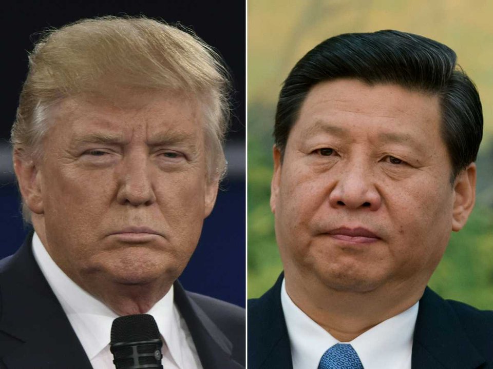 Xi Jinping y Donald Trump en una reunión bilateral
