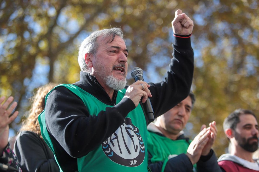 Reunión paritaria de trabajadores estatales en Buenos Aires