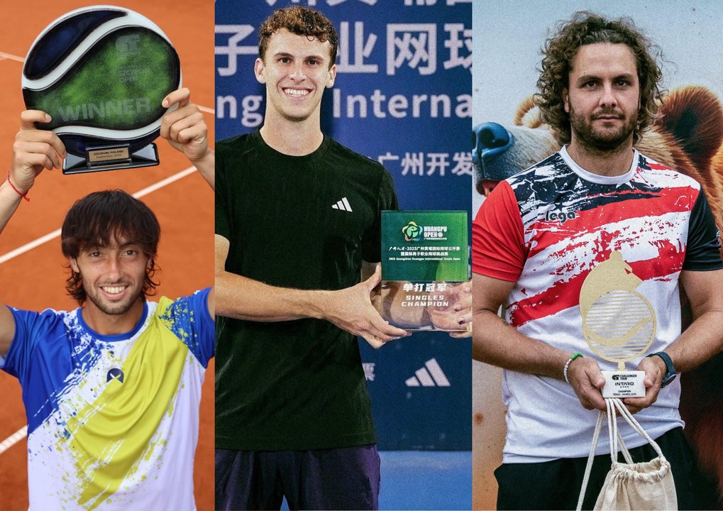 Thiago Tirante, Juan Manuel Cerúndolo y Marco Trungelliti, campeones en un mismo domingo