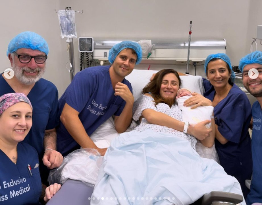 Carolina Amoroso compartió las primeras imágenes de Vicente, su primer hijo