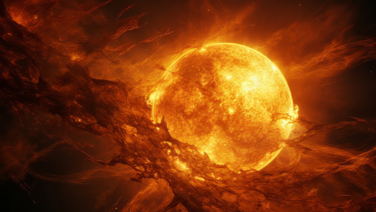 La NASA monitorea la actividad solar mediante satélites. Foto: Agencia Noticias Argentinas / IA 