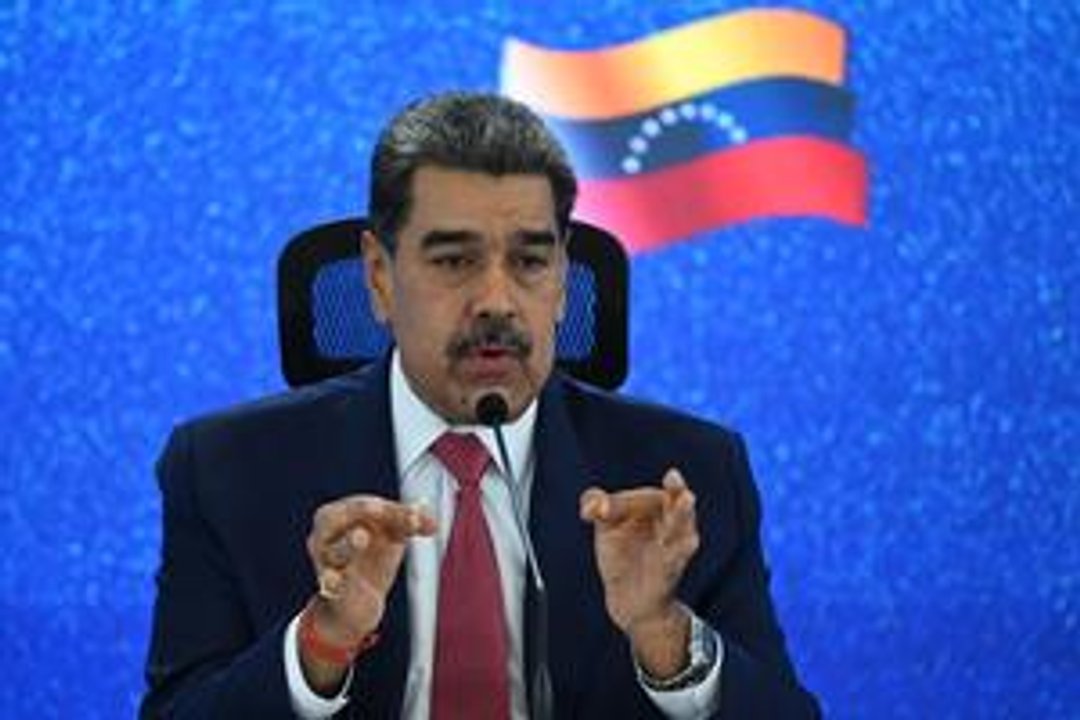 Nicolás Maduro durante un mensaje televisado sobre el buque venezolano interceptado