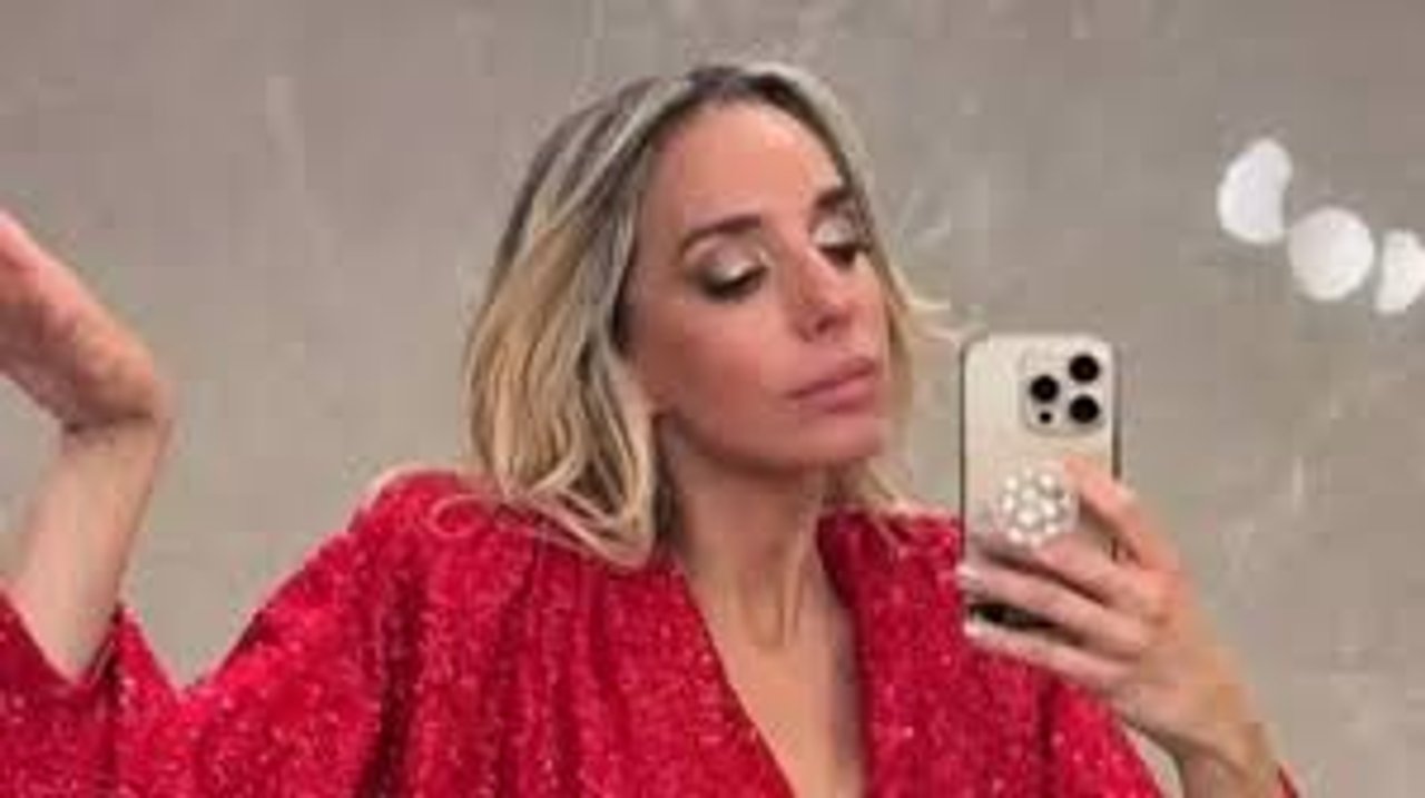 Tamara Pettinato durante su participación en el programa Bendita