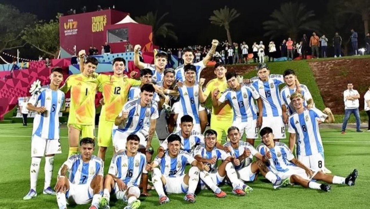 Mundial Sub 17: la Selección argentina busca cerrar la fase de grupos con un triunfo ante Fiji