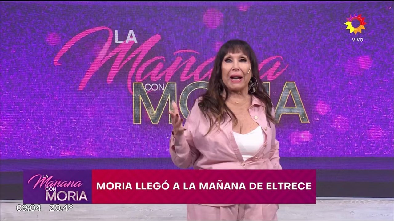 Moria Casán debutó con su nuevo programa: "Acá estamos, soy feliz"