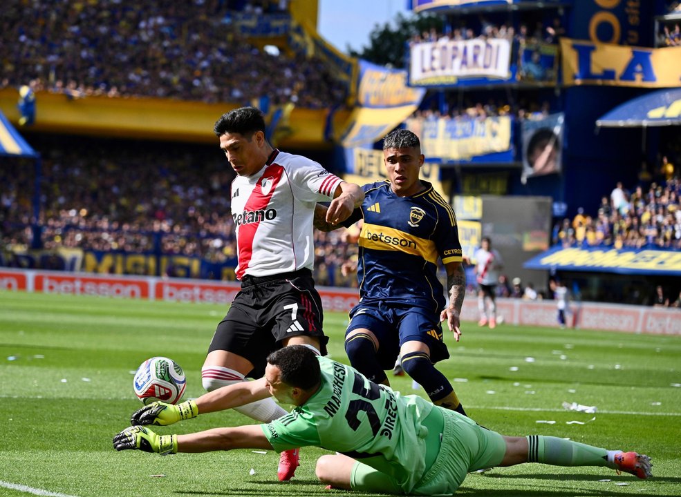 Maximiliano Salas le pidió disculpas a los hinchas de River tras la derrota ante Boca
