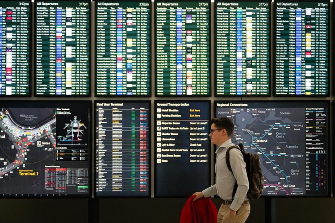 Miles de vuelos cancelados y demorados en Estados Unidos